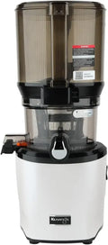 Kuvings Premium Slow Juicer AUTO10S – Gemüse- und Obstentsafter, leise, BPA-frei, 3L Kapazität, leicht zu reinigen, 200W, 15 Jahre Garantie (Mattweiß)